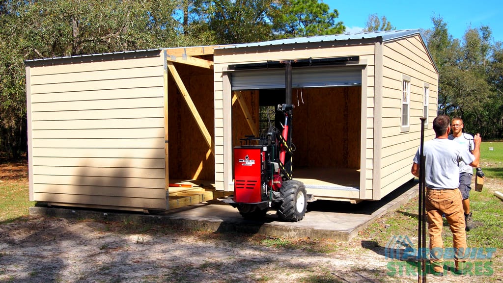 Shed moverys shed set up Robin sheds Probuilt Structures Sheds For Sale In Central Florida Shed in citrus county and sheds in marion county