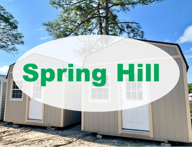 Probuilt Structures Sleel Building Storage Building Sheds She Sheds Man Cave Logo sheds for sale spring hill