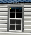 22W x 36H Vertical Slide Colonial Window