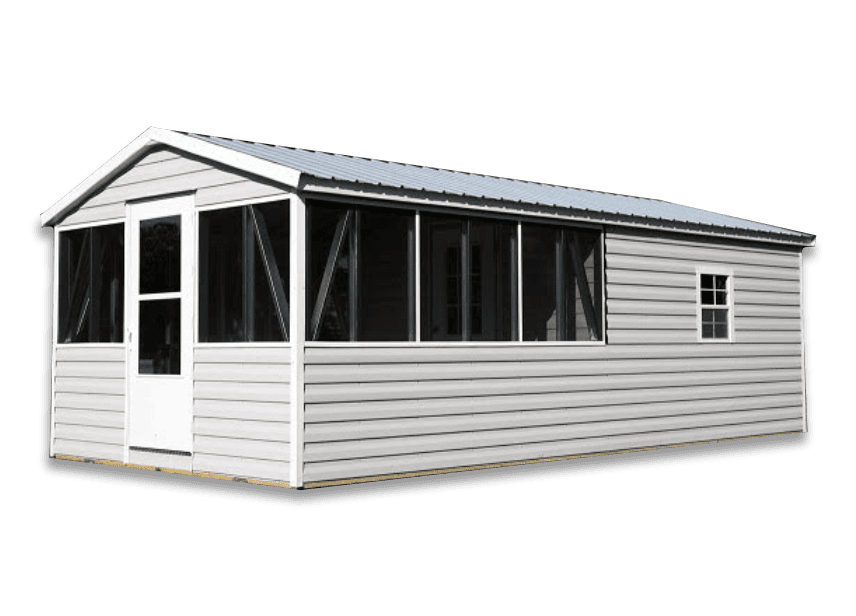Screenhouse combo shed for sale.