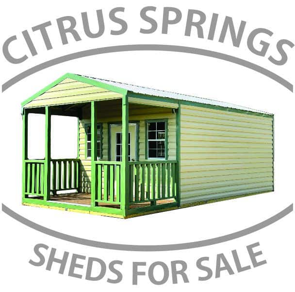 Citrus Springs sheds for sale Americana Porch Shed Style