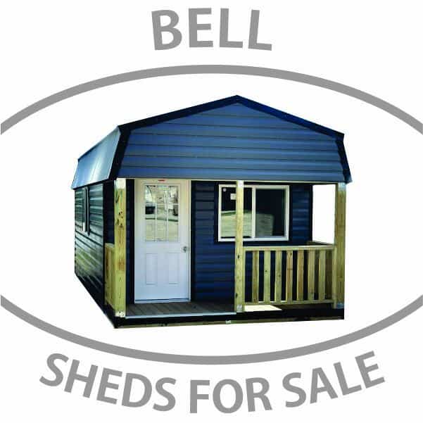 SHEDS FOR SALE IN BELL Gambrel Lofted Cabin Shed Style