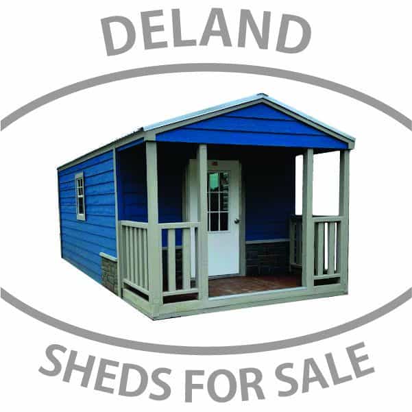 SHEDS FOR SALE IN DELAND Porch Model Shed Style