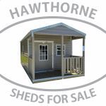 SHEDS FOR SALE IN HAWTHORNE Americana Porch Model Shed Styles