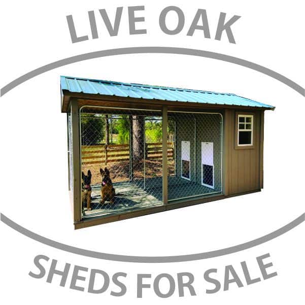 SHEDS FOR SALE IN LIVE OAK Dog Kennel