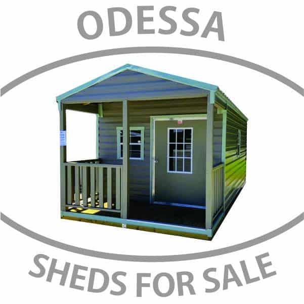 SHEDS FOR SALE IN Odessa Americana Porch Model