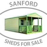 SHEDS FOR SALE IN SANFORD Americana Porch model Shed Style