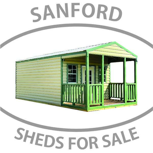 SHEDS FOR SALE IN SANFORD Americana Porch model Shed Style