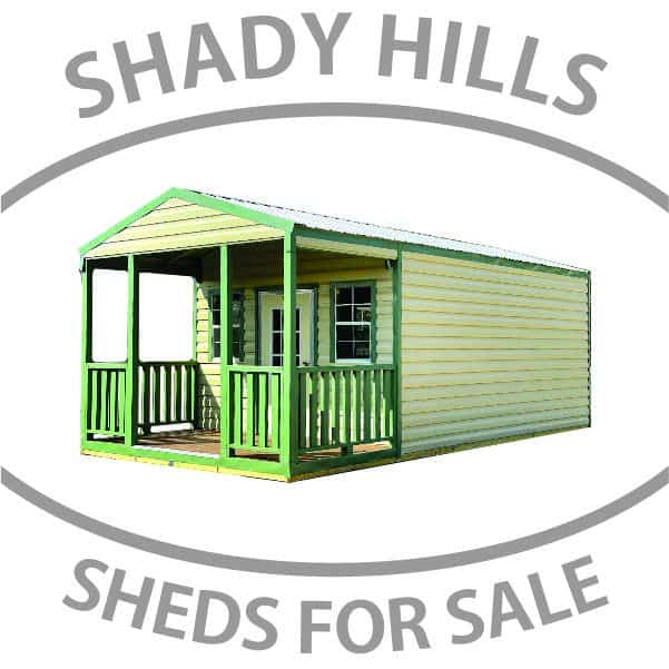 SHEDS FOR SALE IN SHADY HILLS American Porch Model