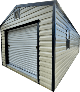 black and clay 10x20 shed