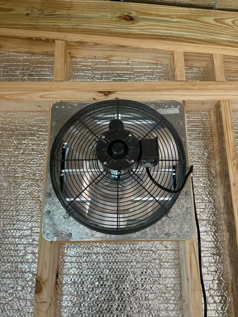 fan picture 16″ exhaust fan with guard, automatic shutter, thermostat ...