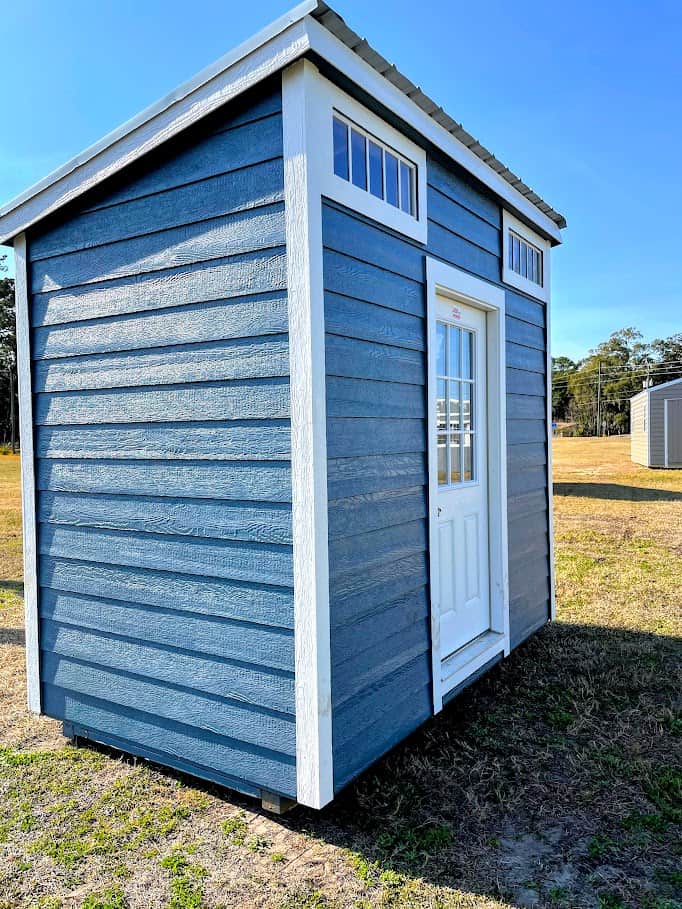 Organized garden tool shed storage - Robin Sheds