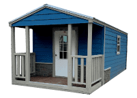 shed design with porch model