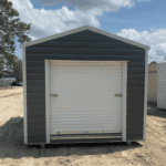 10x16 Americana Steel Shed with Roll-Up Coil Door 160sqft