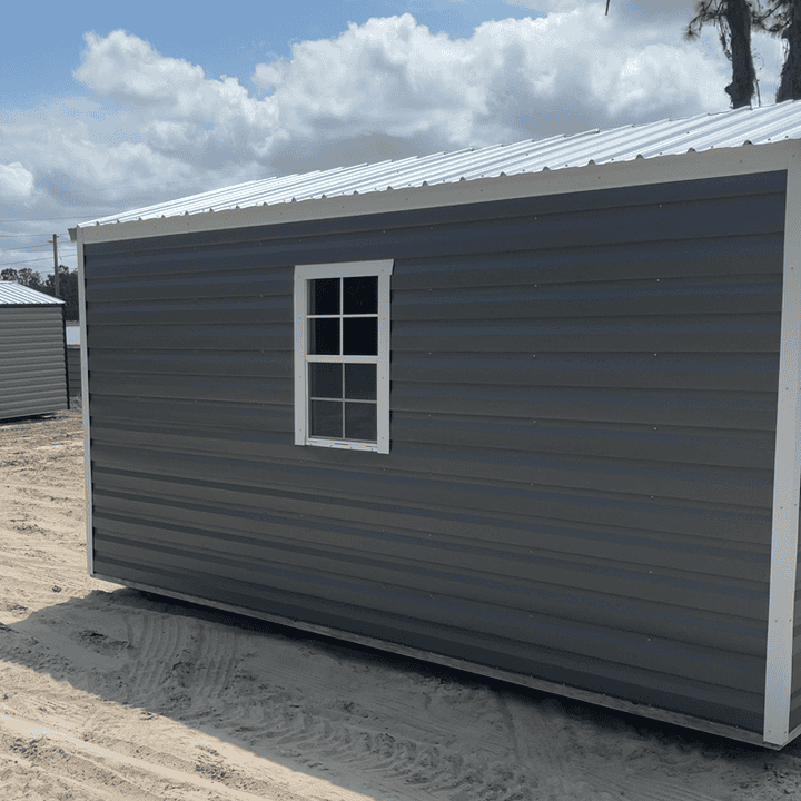 10x16 Americana Steel Shed with Roll-Up Coil Door 160sqft - Image 4